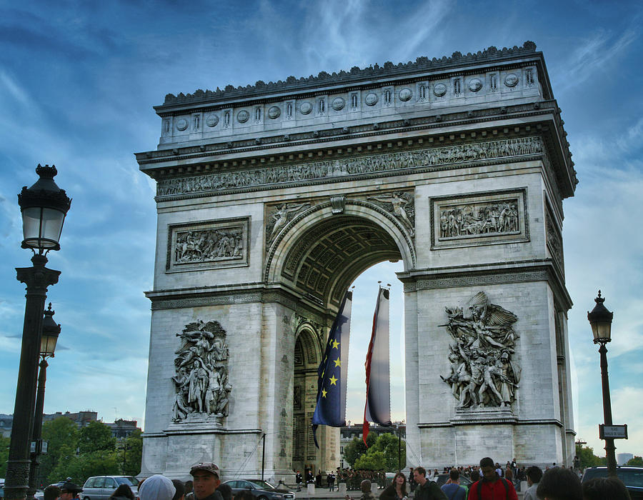 Arc de Triomphe France  Photograph by Chuck Kuhn