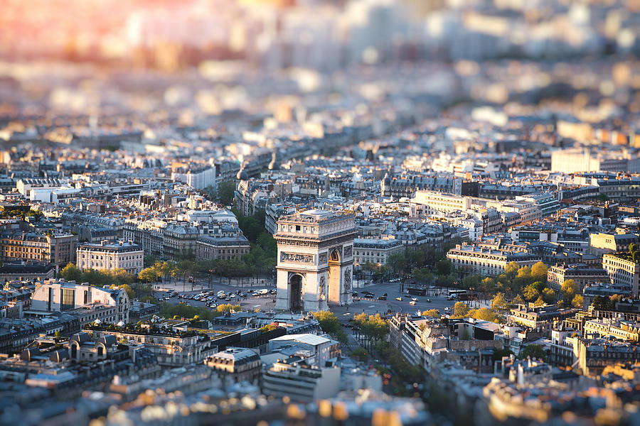 Arc de Triomphe In Paris Photograph by Borchee