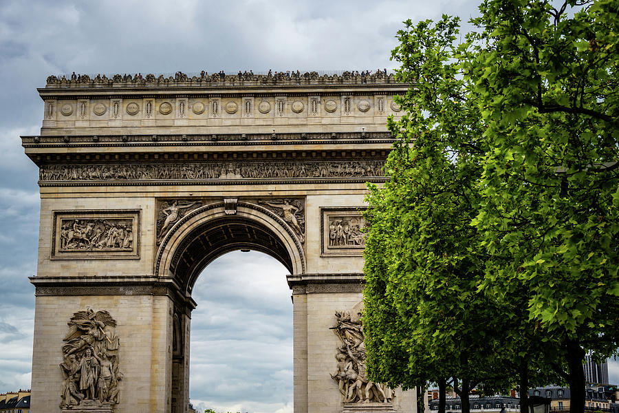 Arc de Triomphe Photograph by James L Bartlett