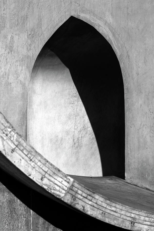 Arc Vs Curve at Jantar Mantar Photograph by Prakash Ghai