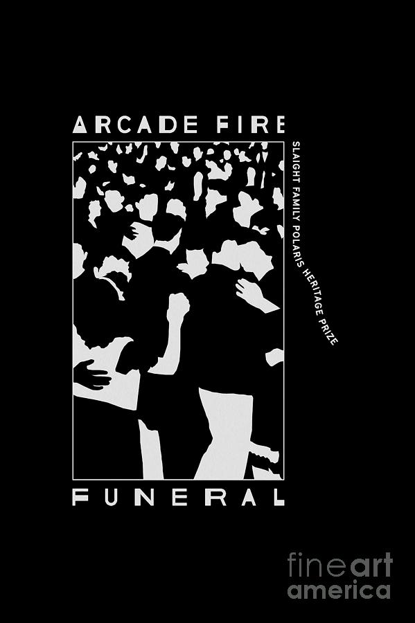 Arcade Fire Funeral Digital Art by Neva Thalia Fine Art America