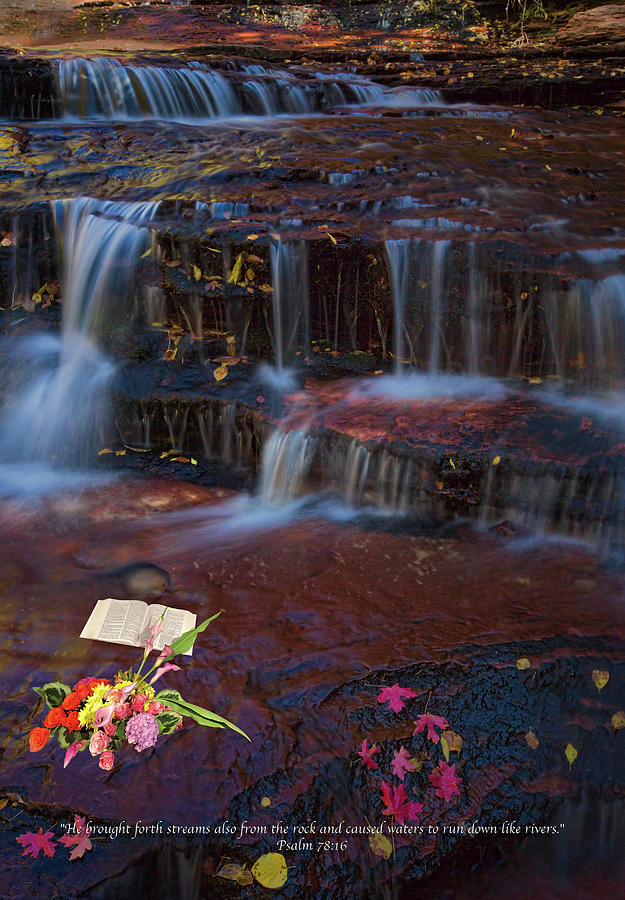 Waterfall Photograph - Arch Angel Falls by Alan Kepler