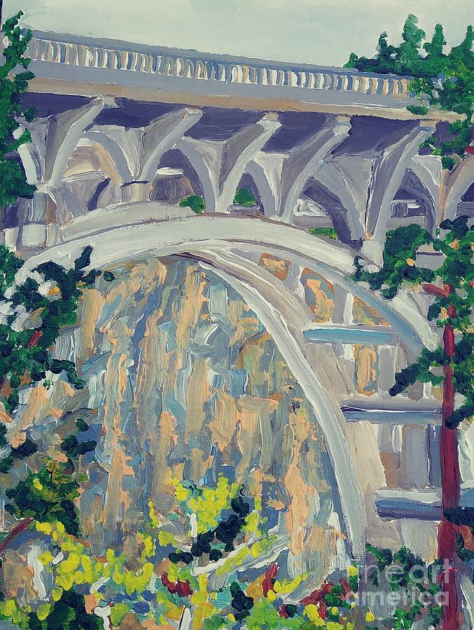 Arch Bridge Painting by Rodger Ellingson