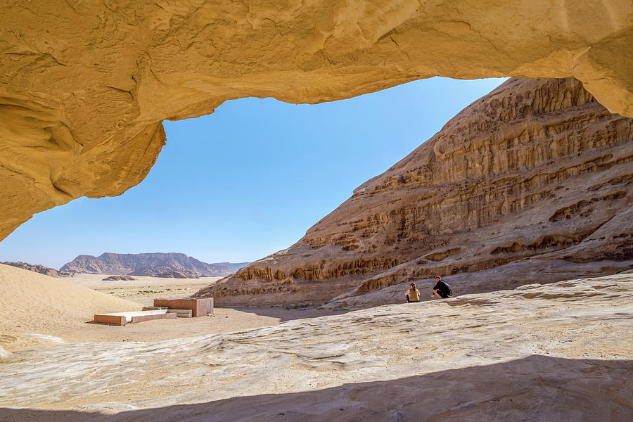 Natural Arch in Wadi Rum, Jordan Photograph by Dubi Roman