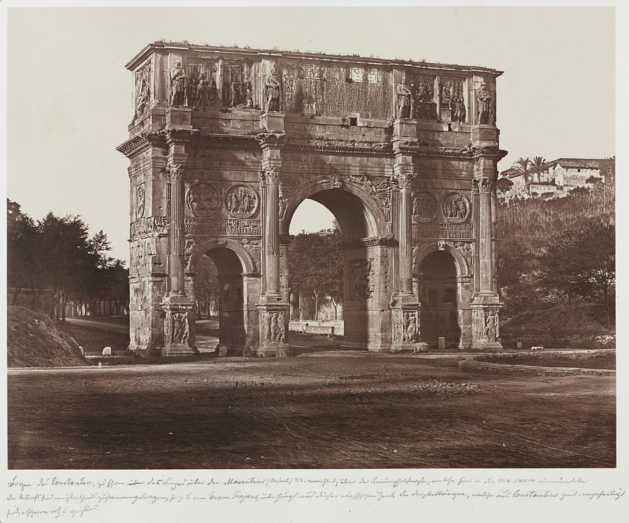 Arch Of Constantine, Rome C. 1858 James Anderson Painting