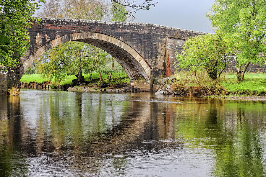 Arch over Derwent River Photograph by Shirley Mitchell