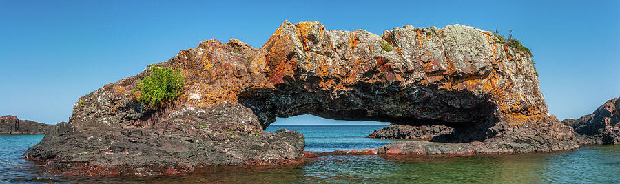 Arch Rock Photograph - Arch Rock Pano by Tim Trombley