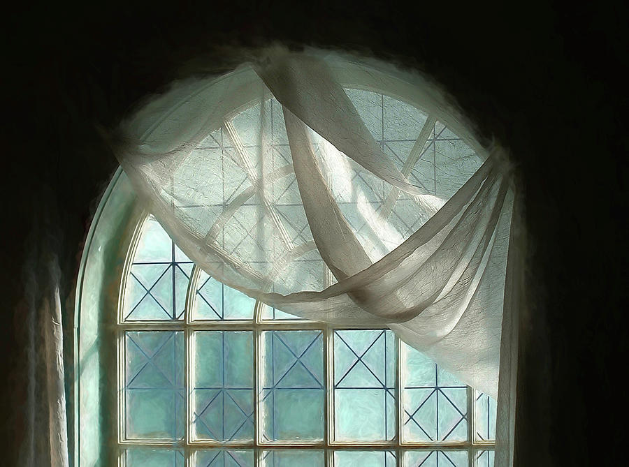 Arch Window on a Blue Mood Photograph by Wayne King