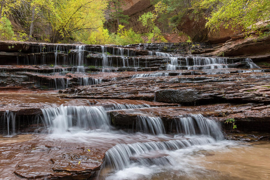 Archangel Falls Zion National Park Photograph by Jay Ruckert - Fine Art ...