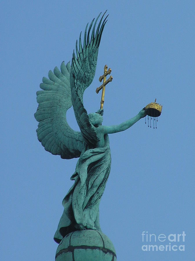 Budapest Archangel Gabriel02 Photograph by Mary Kobet