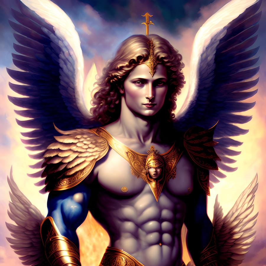 Archangel Michael - Angel of Strength and Will, Generative AI Il ...