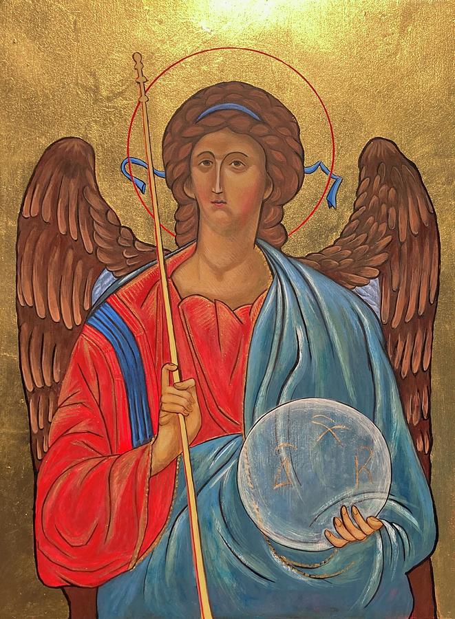 Archangel Michael icon Painting by Holly Stone - Fine Art America