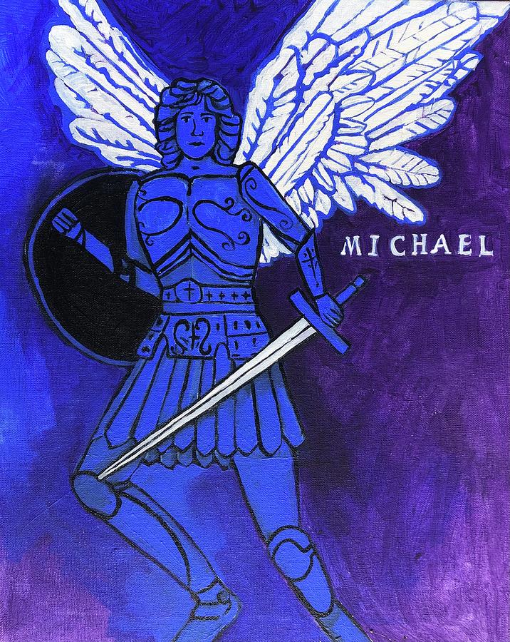 Archangel Michael Painting by Jam Art - Fine Art America