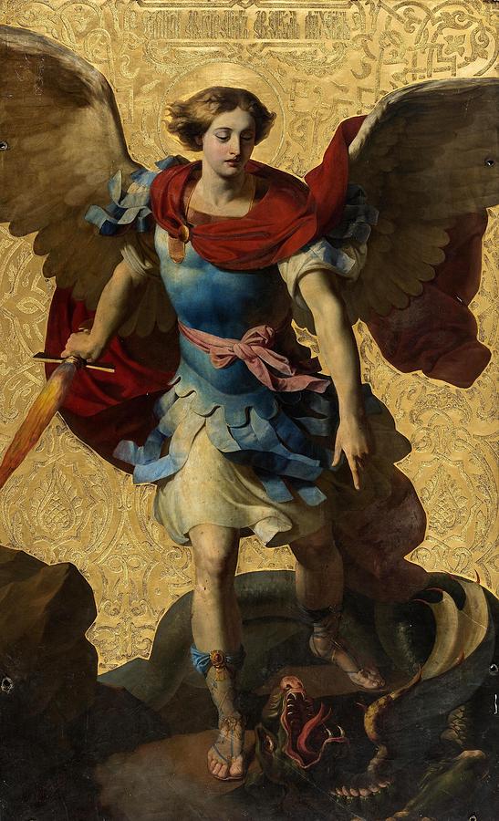 Archangel Michael Russia Painting by Artistic Panda | Pixels