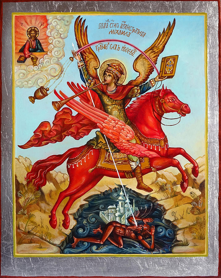Archangel Michael, the Commander of the Heavenly Forces. Orthodox icon ...