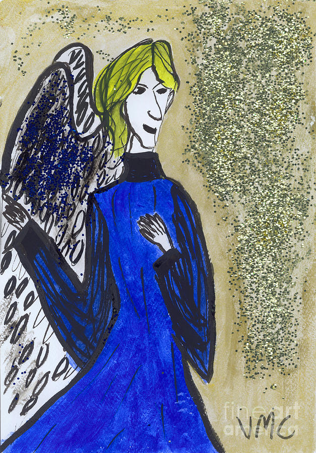 Archangel Michael Painting by Victoria Mary Clarke