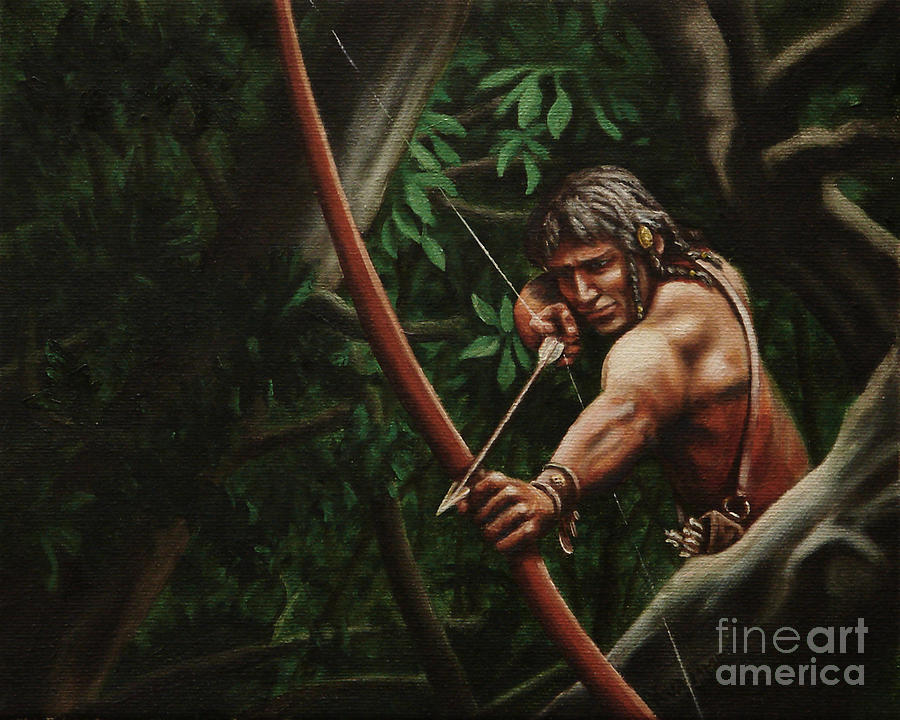 Archer Painting by Ken Kvamme