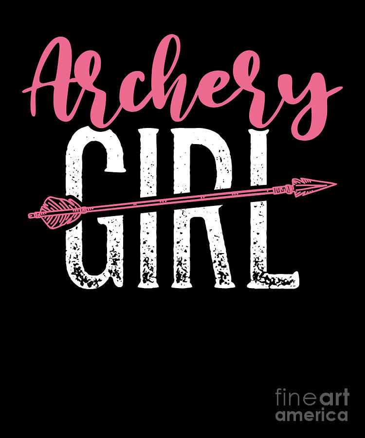 Archery Girl Archer Girl Archery Digital Art By Raphaelartdesign Fine Art America 4563