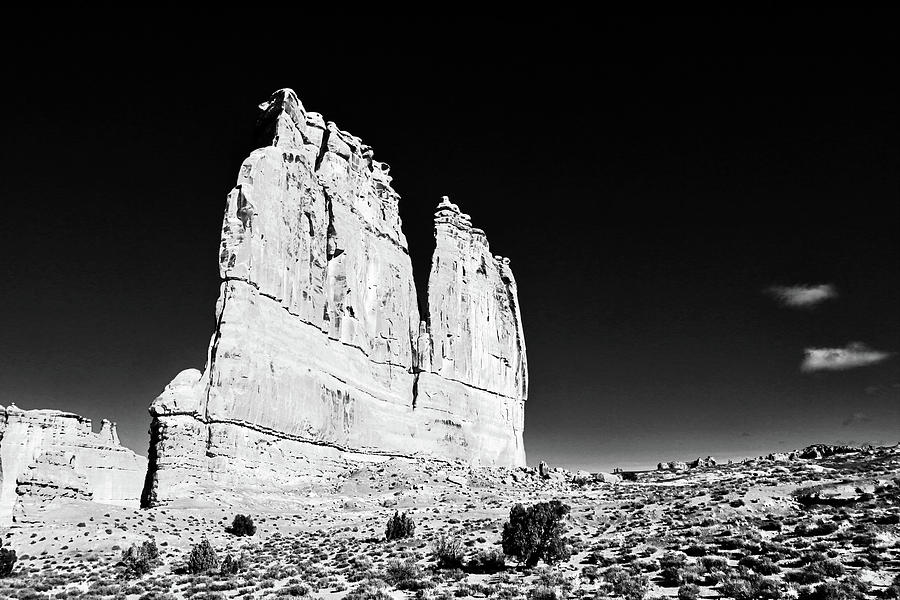 Arches 14156 BW Photograph by Rick Perkins