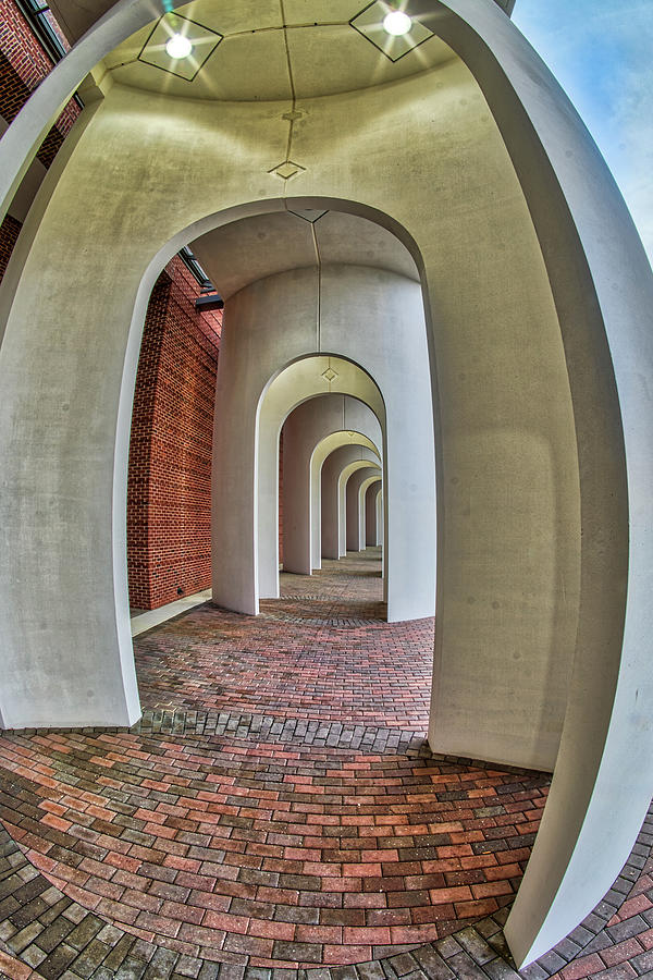 Arches at Ferguson Center. Photograph by Jerry Gammon