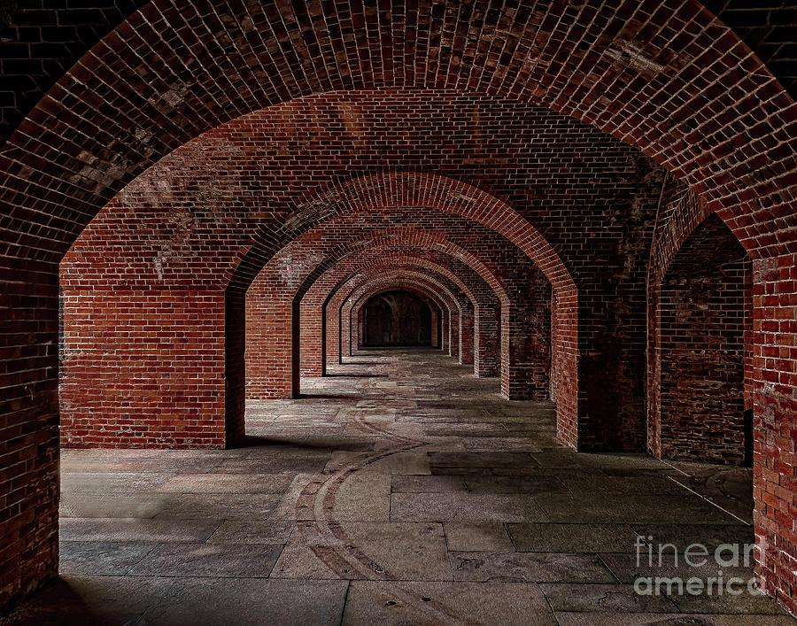 Arches at Fort Point Photograph by Nick Zelinsky Jr