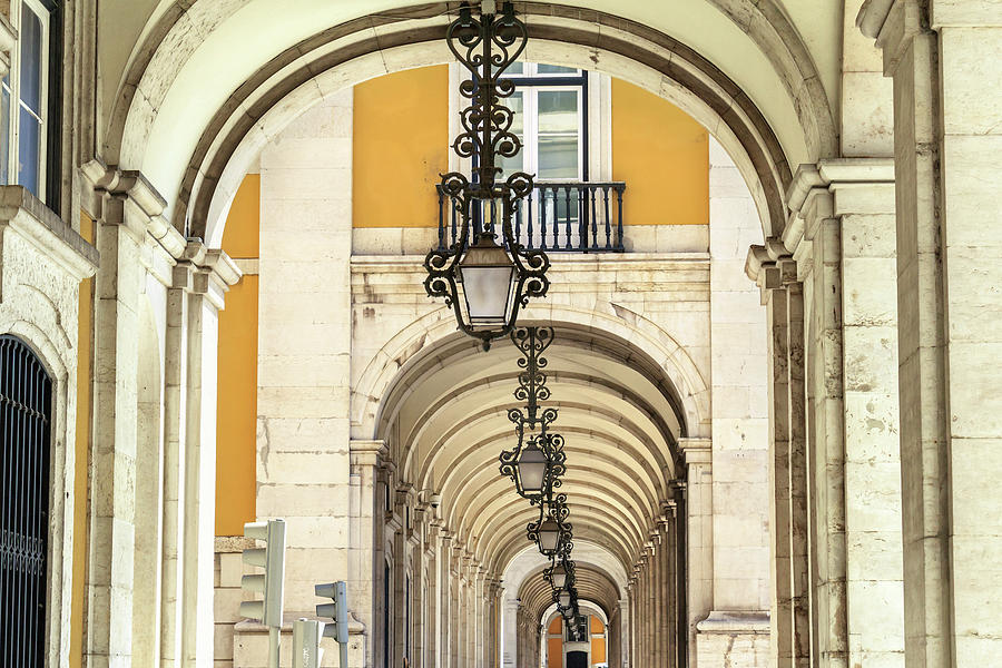 Arches at Praca do Comercio Photograph by Fabiano Di Paolo