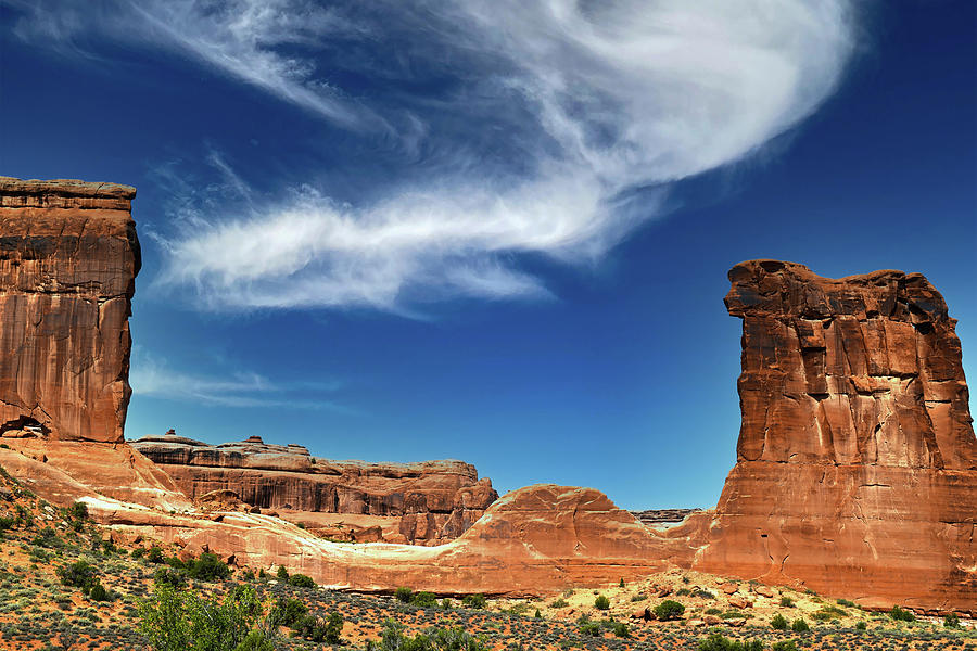 Arches National Park Blue Skies Photograph