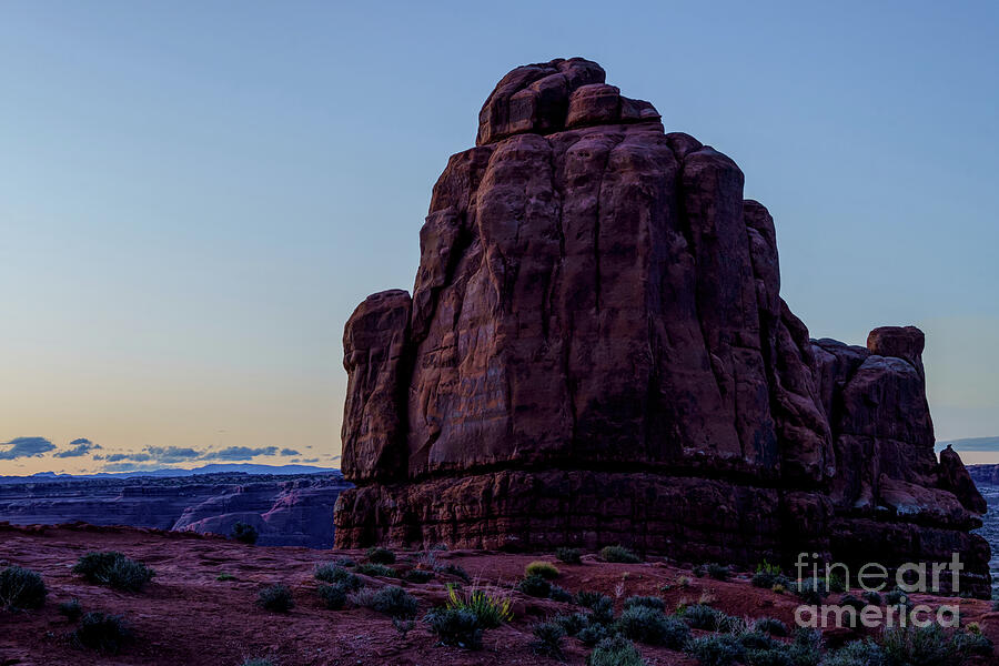 Arches National Park Butte Sunset Photograph by Jennifer White Arches National Park Butte Sunset Photograph by Jennifer White