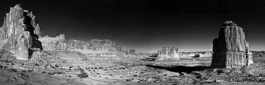 Arches National Park BW Photograph by Larry Carr
