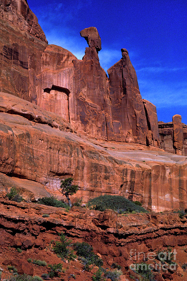 Arches National Park Rock Formations, Utah State   Photograph by Jim Corwin