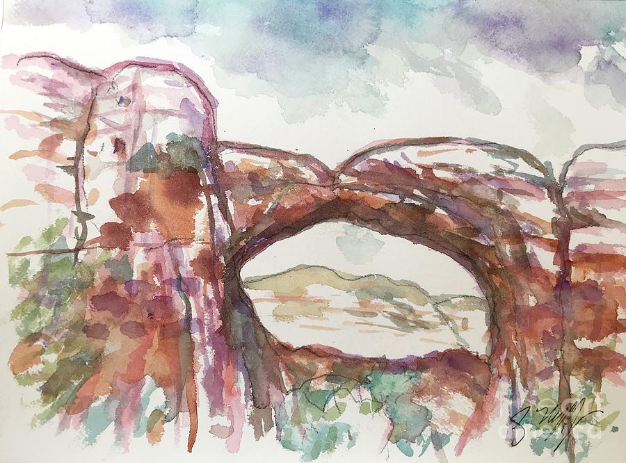 Arches National Park Series #3 Painting by Glen Neff
