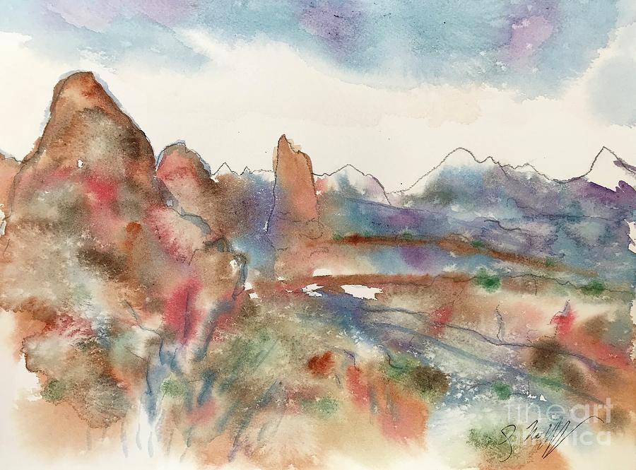 Arches National Park Series #7 Painting by Glen Neff