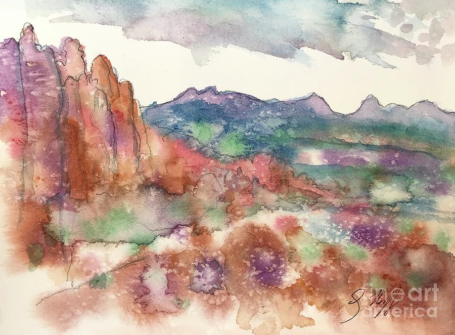 Arches National Park Series #9 Painting by Glen Neff