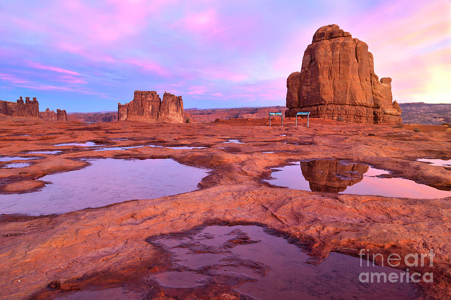 Arches National Park Sunrise Photograph by Ronda Kimbrow