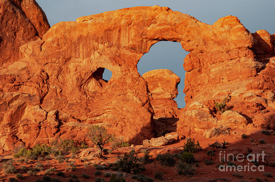 Arches National Park Turret Arch in Early Morning Light Photograph by Bob Phillips