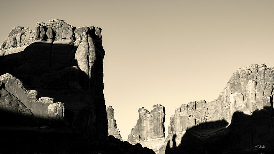 Black And White Photograph - Arches NP XXIX Toned by David Gordon