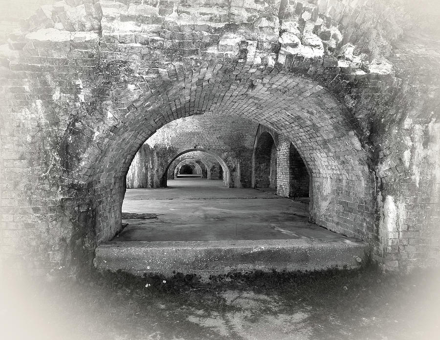 Arches of Fort Pickens Photograph by James C Richardson