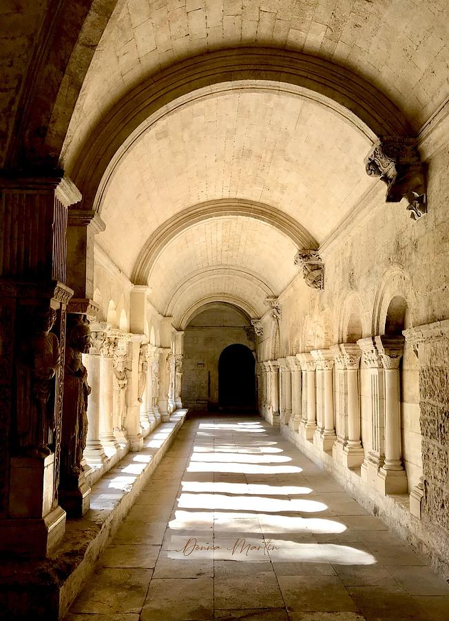 Arches of Saint Trophime Cloister, Arles  Photograph by Donna Martin Artisan Light