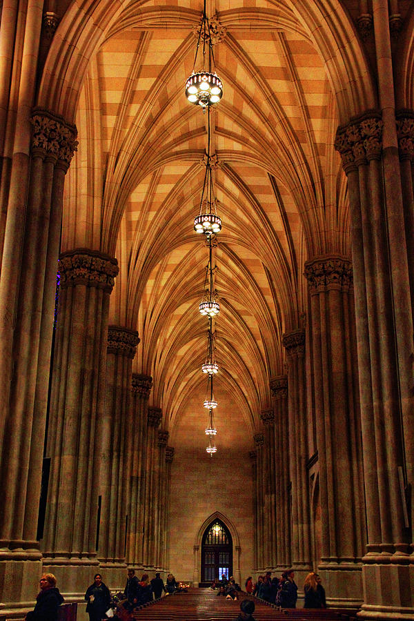 Arches of St. Patricks Cathedral Photograph by Jessica Jenney