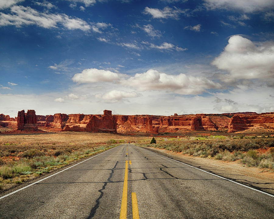 Arches Scenic Drive Photograph by Bryan Rierson