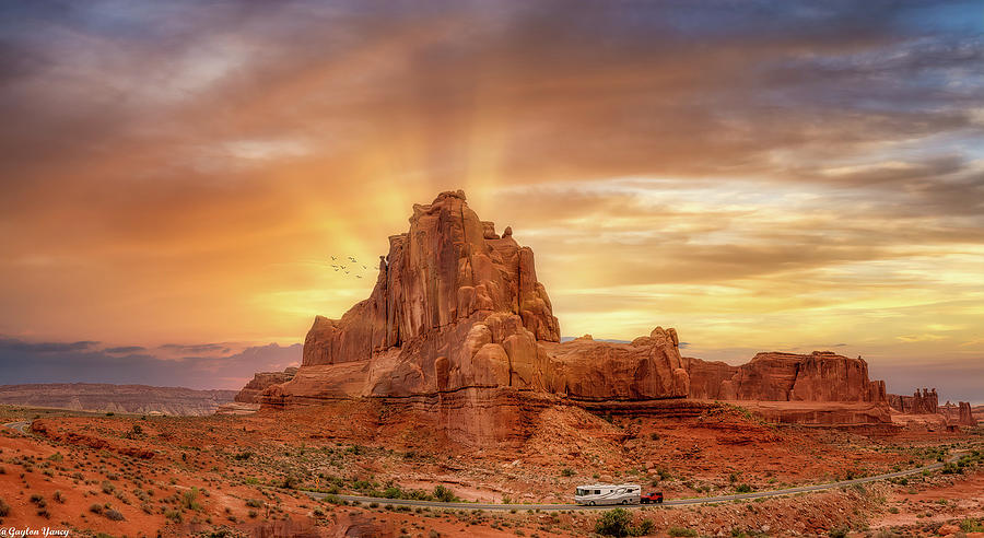 Arches National Park Photograph - Arches Sunset by G Lamar Yancy