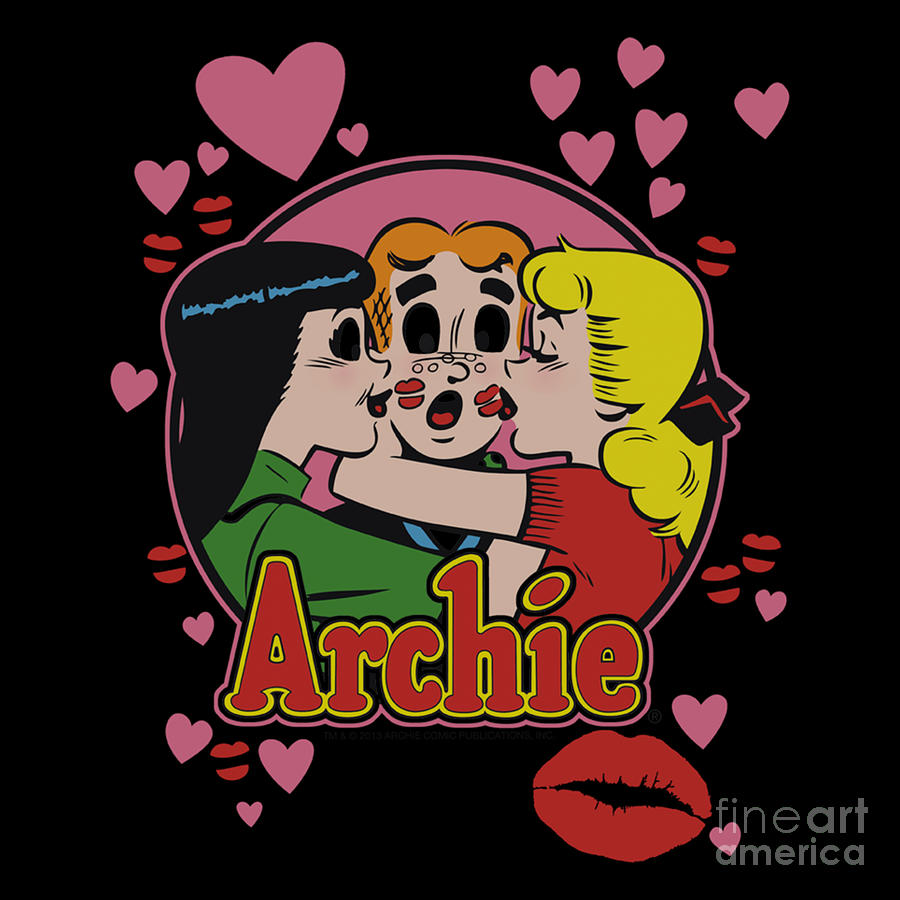 Archie Comics Kisses For Archie Digital Art by Nickolas Johnsson