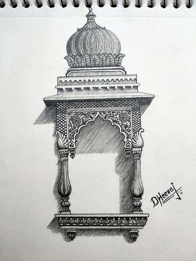 Jharokha - Papercut - Papercutting - India - Art by ParthKothekar on  DeviantArt