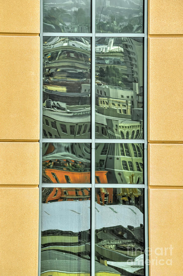 Architectural Abstract Reflections Photograph by Frances Ann Hattier