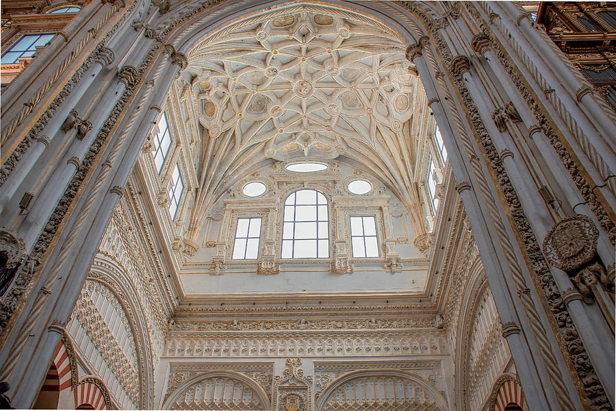 Architectural Detail, Cathedral of Cordoba Photograph by Marcy Wielfaert