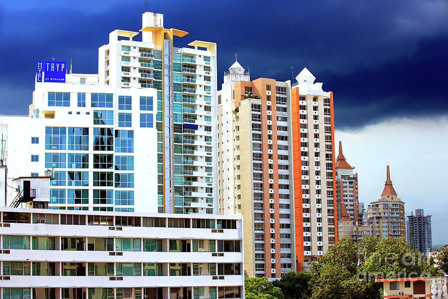 Architecture Colors in Panama City Photograph by John Rizzuto