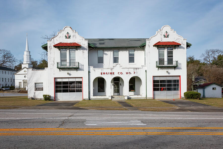 Architecture - Historic Fire Station - Augusta GA Photograph by John ...