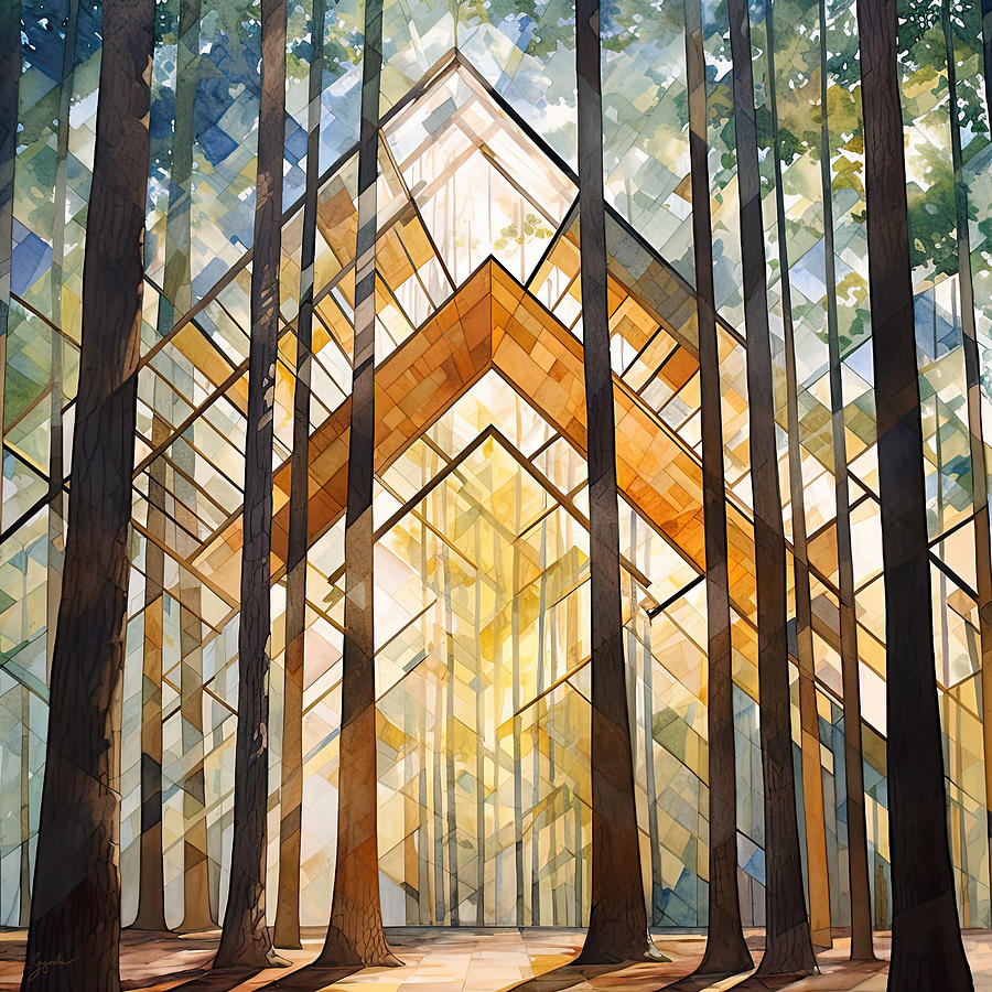 Architecture of Nature  Painting by Lourry Legarde