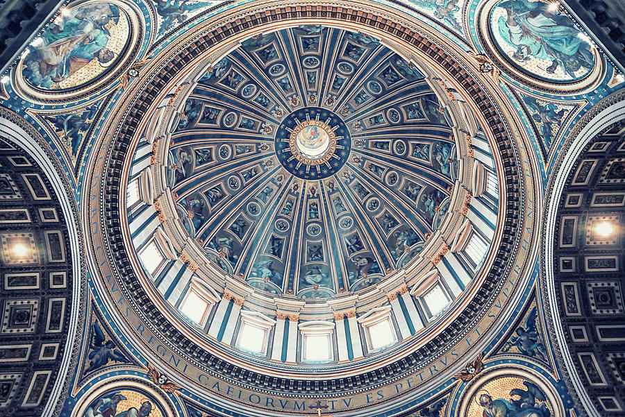 Architecture Photograph - Architecture of the St Peters Basilica by Manjik Pictures