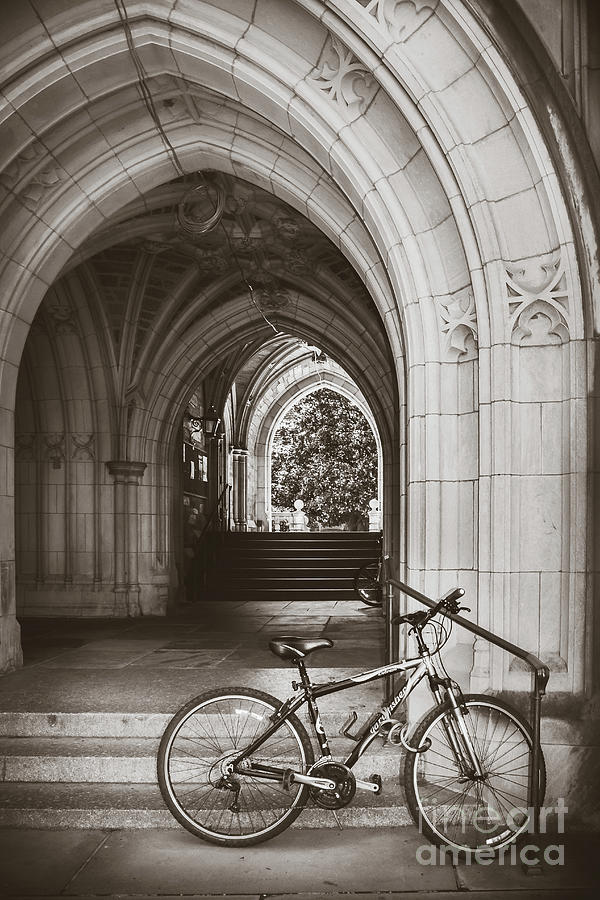 Architecture Photograph - Archway at Rockefeller College - Princeton University by Colleen Kammerer